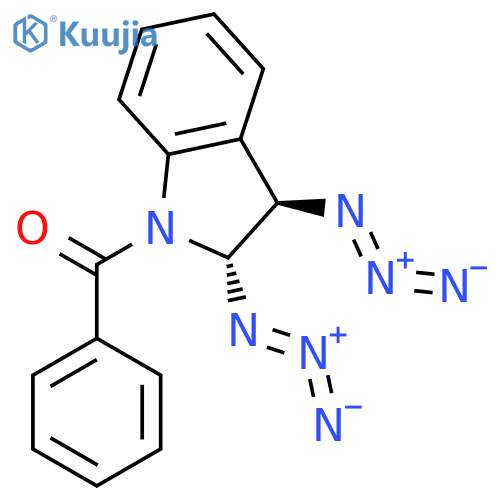 1H-Indole, 2,3-diazido-1-benzoyl-2,3-dihydro-, trans- structure