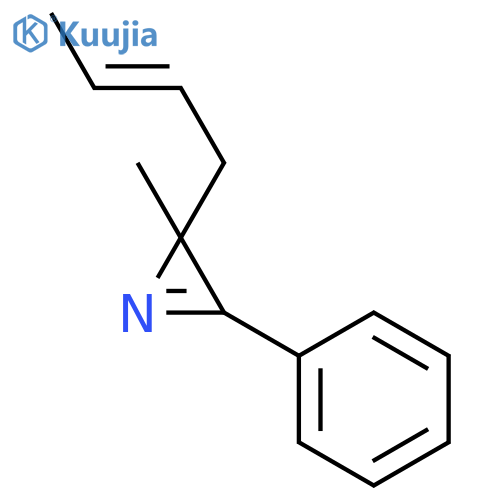 2-[(e)-but-2-enyl]-2-methyl-3-phenylazirine structure