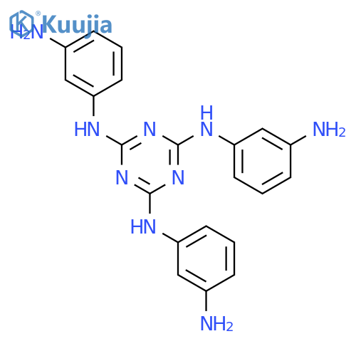 1,3,5-TRIAZINE-2,4,6-TRIAMINE, N,N',N''-TRIS(3-AMINOPHENYL)- structure