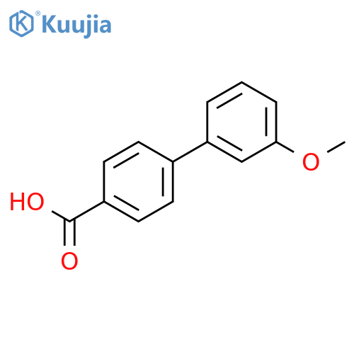 3'-methoxy-1,1'-biphenyl-4-carboxylic acid structure