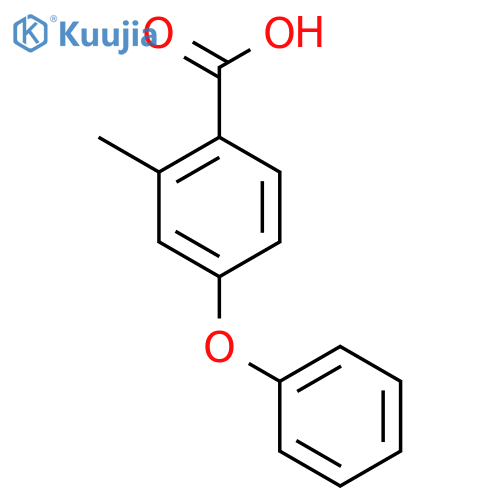 2-Methyl-4-phenoxybenzoic acid structure