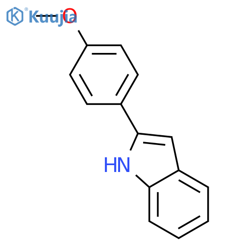 2-(4-methoxyphenyl)-1H-Indole structure