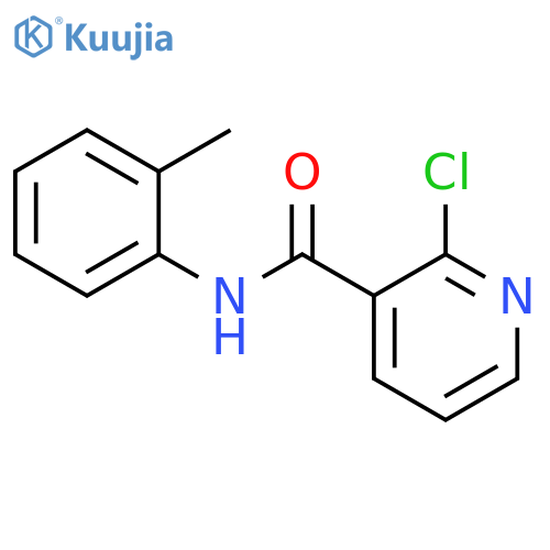 2-Chloro-N-(2-methylphenyl)nicotinamide structure