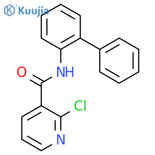 N-{1,1'-biphenyl-2-yl}-2-chloropyridine-3-carboxamide structure