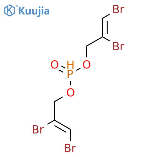 Phosphonic acid, bis(2,3-dibromo-2-propenyl) ester structure