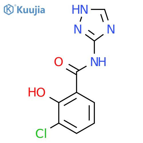 BENZAMIDE, 3-CHLORO-2-HYDROXY-N-1H-1,2,4-TRIAZOL-3-YL- structure
