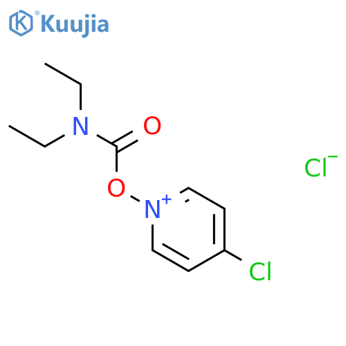 Pyridinium, 4-chloro-1-[[(diethylamino)carbonyl]oxy]-, chloride structure