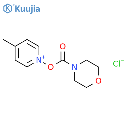 PYRIDINIUM, 4-METHYL-1-[(4-MORPHOLINYLCARBONYL)OXY]-, CHLORIDE structure