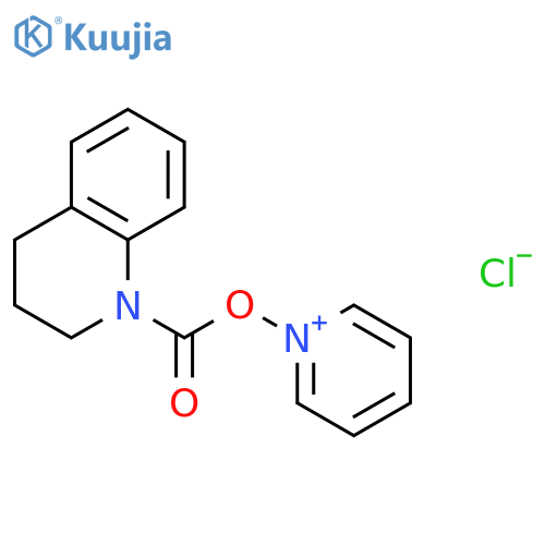 PYRIDINIUM, 1-[[(3,4-DIHYDRO-1(2H)-QUINOLINYL)CARBONYL]OXY]-, CHLORIDE structure