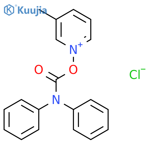Pyridinium, 1-[[(diphenylamino)carbonyl]oxy]-3-methyl-, chloride structure