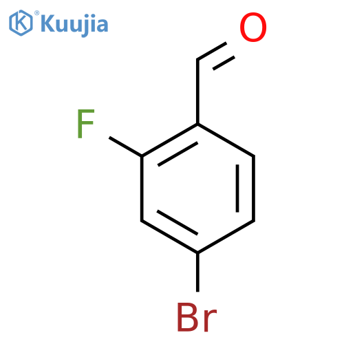 4-bromo-2-fluoro-benzaldehyde structure
