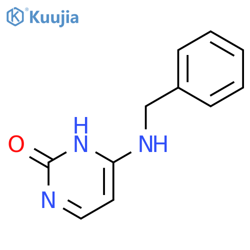 2(1H)-Pyrimidinone,6-[(phenylmethyl)amino]- structure