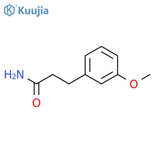 Benzenepropanamide, 3-methoxy- structure