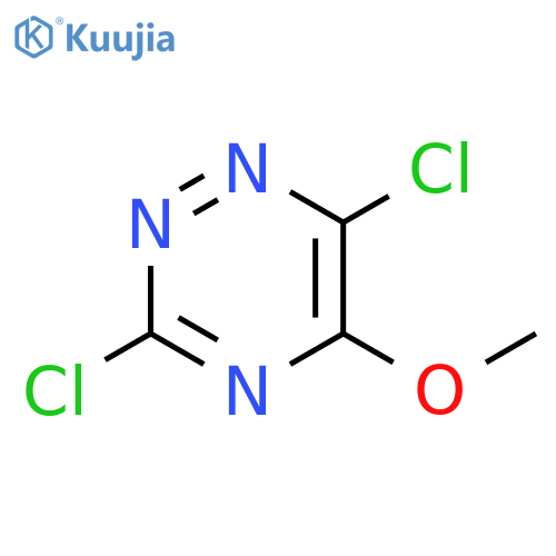 3,6-dichloro-5-methoxy-1,2,4-triazine structure