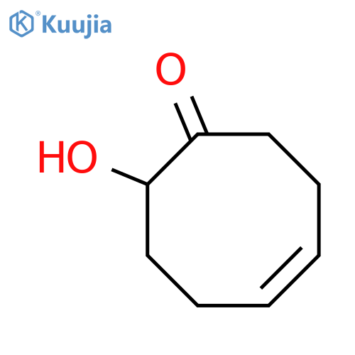 (4z)-8-hydroxycyclooct-4-en-1-one structure
