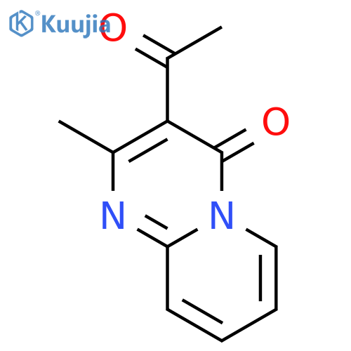 4H-Pyrido[1,2-a]pyrimidin-4-one, 3-acetyl-2-methyl- structure