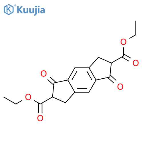 diethyl 1,5-dioxo-1,2,3,5,6,7-hexahydro-s-indacene-2,6-dicarboxylate structure
