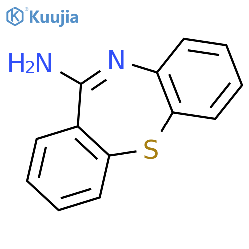 Dibenzob,f1,4thiazepin-11-amine structure