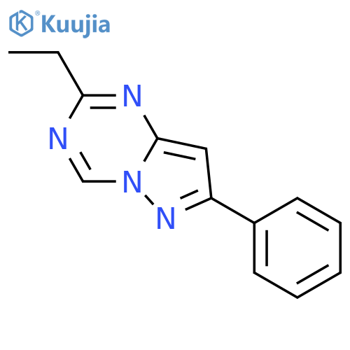 Pyrazolo[1,5-a]-1,3,5-triazine, 2-ethyl-7-phenyl- structure