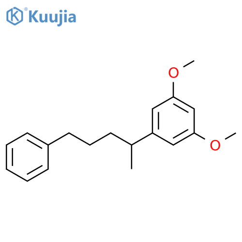 Benzene, 1,3-dimethoxy-5-(1-methyl-4-phenylbutyl)- structure