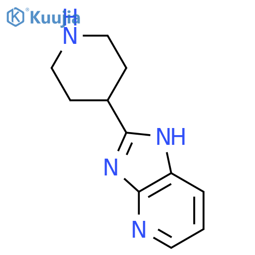 2-(piperidin-4-yl)-3H-imidazo4,5-bpyridine structure