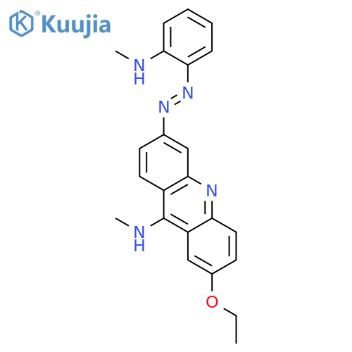 2-Ethoxy-N-methyl-6-{(E)-[2-(methylamino)phenyl]diazenyl}acridin-9-amine structure