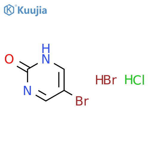 2(1H)-Pyrimidinone, 5-bromo-, hydrobromide hydrochloride structure