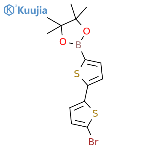 5'-Bromo-2,2'-bithiophene-5-boronic acid pinacol ester structure
