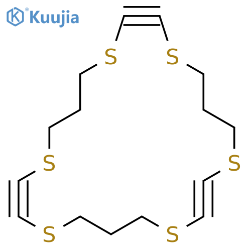 1,4,8,11,15,18-HEXATHIACYCLOHENEICOSA-2,9,16-TRIYNE structure