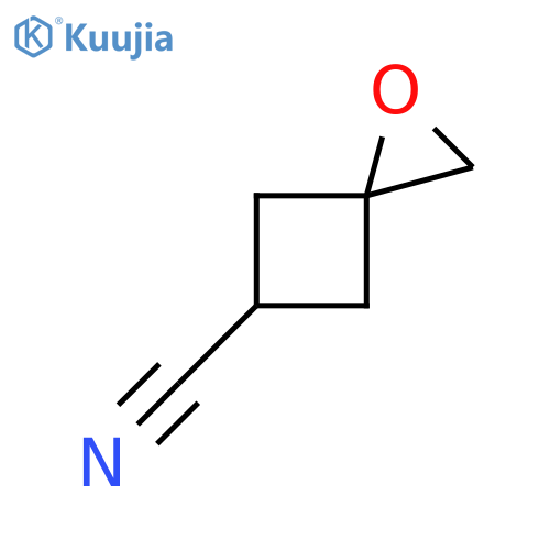 cis-1-oxaspiro[2.3]hexane-5-carbonitrile structure