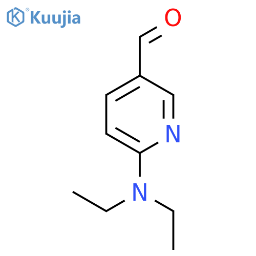 6-(diethylamino)-3-pyridinylaldehyde structure