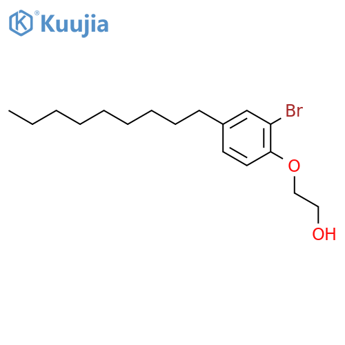 Ethanol, 2-(2-bromo-4-nonylphenoxy)- structure