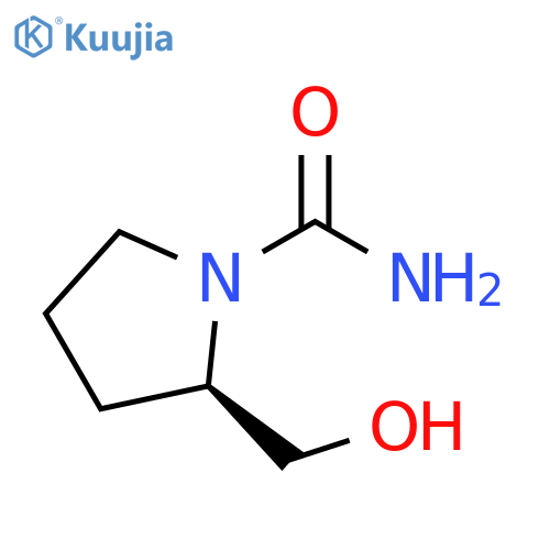 (2R)-2-(hydroxymethyl)pyrrolidine-1-carboxamide structure