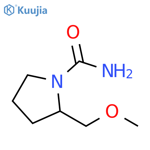2-(methoxymethyl)pyrrolidine-1-carboxamide structure