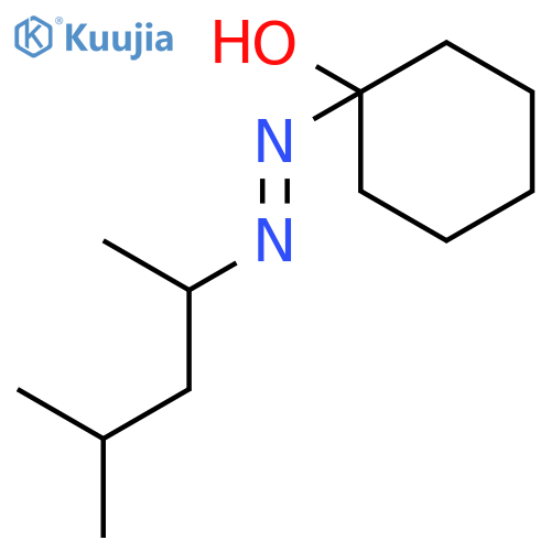 CYCLOHEXANOL, 1-[(1,3-DIMETHYLBUTYL)AZO]- structure