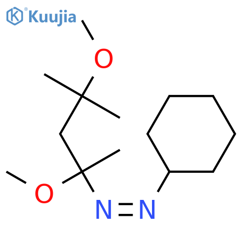 DIAZENE, CYCLOHEXYL(1,3-DIMETHOXY-1,3-DIMETHYLBUTYL)- structure