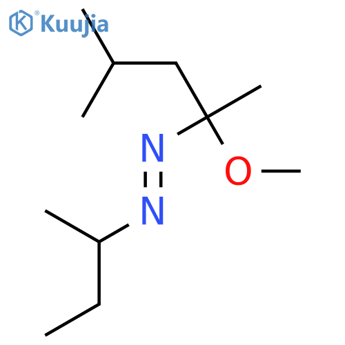 Diazene, (1-methoxy-1,3-dimethylbutyl)(1-methylpropyl)- structure