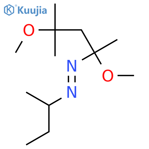 DIAZENE, (1,3-DIMETHOXY-1,3-DIMETHYLBUTYL)(1-METHYLPROPYL)- structure
