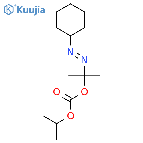 Carbonic acid, 1-(cyclohexylazo)-1-methylethyl 1-methylethyl ester structure