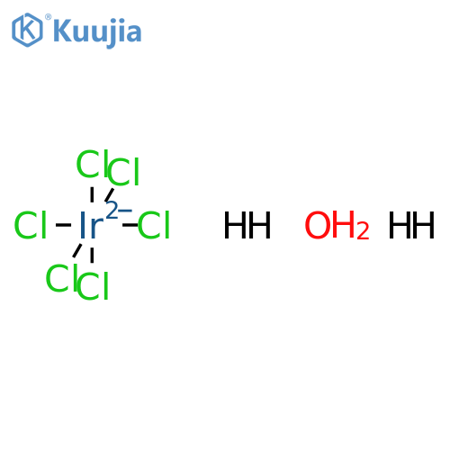 hydrogen hexachloroiridate(iv) hydrate structure
