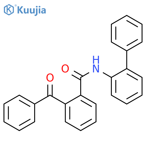Benzamide, 2-benzoyl-N-[1,1'-biphenyl]-2-yl- structure