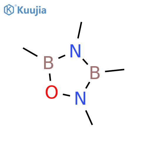 2,3,4,5-tetramethyl-1,2,4,3,5-oxadiazadiborolidine structure