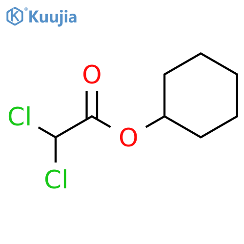 Acetic acid, dichloro-, cyclohexyl ester structure