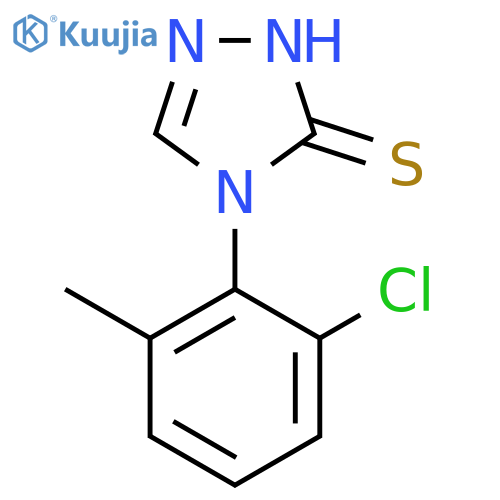 3H-1,2,4-Triazole-3-thione, 4-(2-chloro-6-methylphenyl)-2,4-dihydro- structure