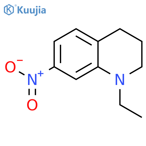 1-Ethyl-7-nitro-1,2,3,4-tetrahydroquinoline structure