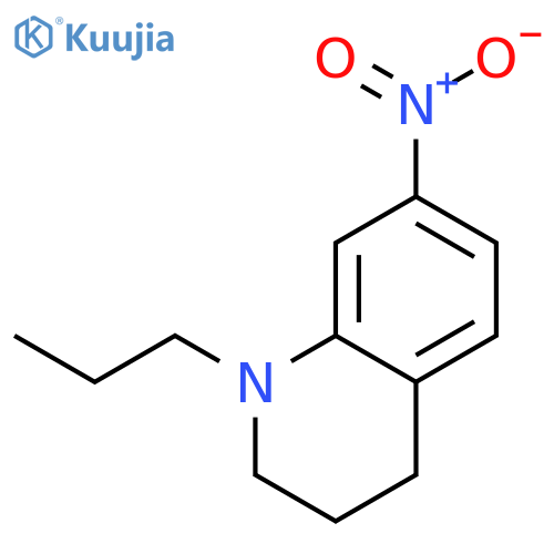 QUINOLINE, 1,2,3,4-TETRAHYDRO-7-NITRO-1-PROPYL- structure