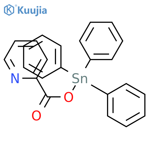 PYRIDINE, 2-[[(TRIPHENYLSTANNYL)OXY]CARBONYL]- structure