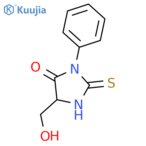 4-Imidazolidinone,5-(hydroxymethyl)-3-phenyl-2-thioxo- structure