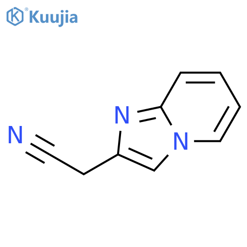 2-{imidazo1,2-apyridin-2-yl}acetonitrile structure