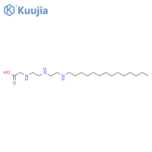 N-(2-((2-Myristylaminoethyl)amino)ethyl)glycine structure